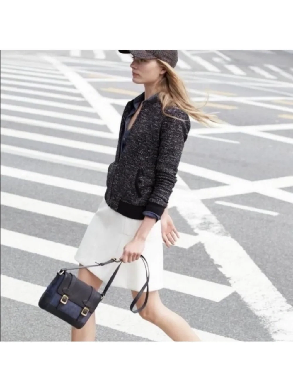 J. Crew lined zip